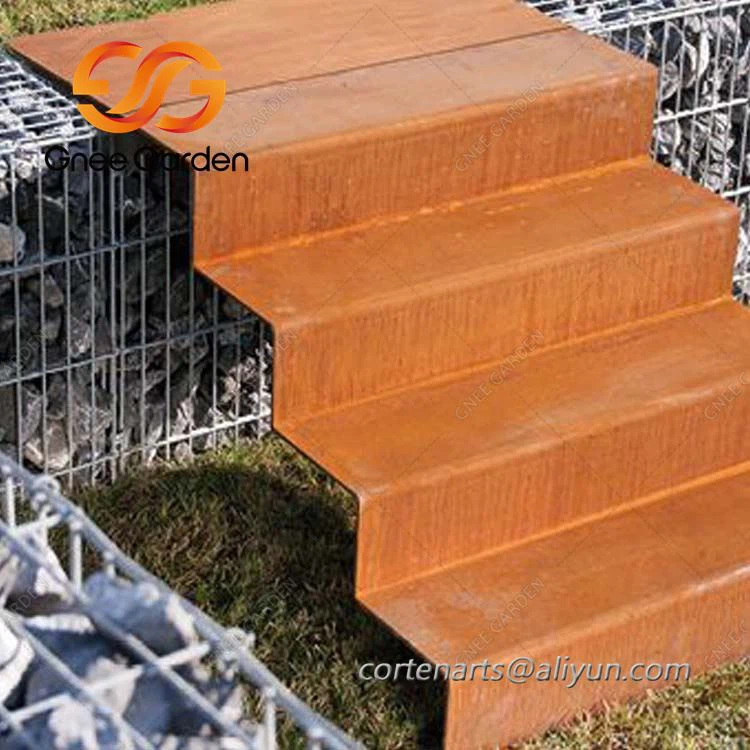 Corten Stål Havetrapper Landskabstrapper