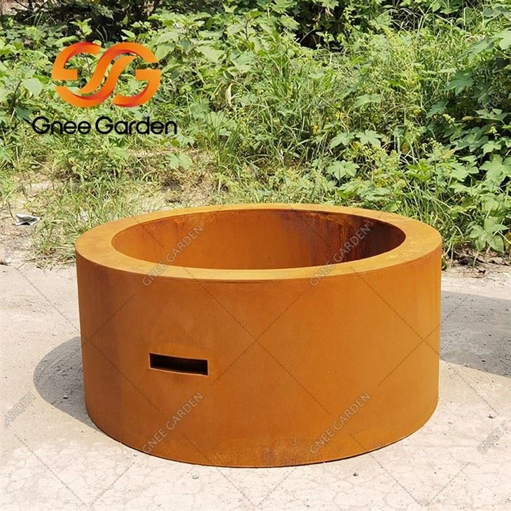 corten steel Gas Fire Pits Table3