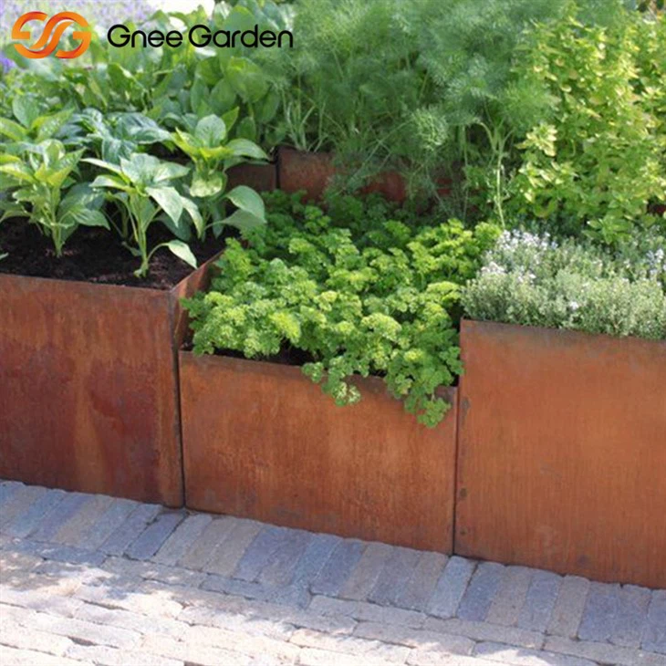 Corten Steel GN-PR-1001 Firkantede plantekasser