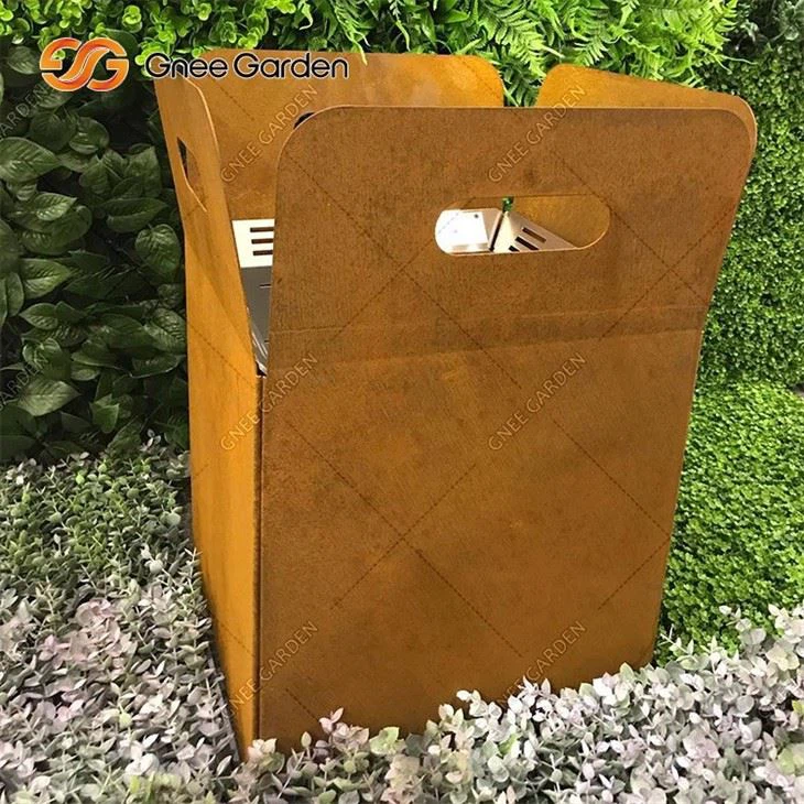 Corten Steel Metal Planter Natural Beauty Flower Planter