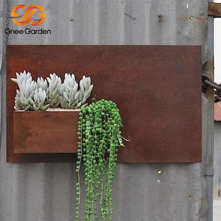 Corten Steel Flower Pot