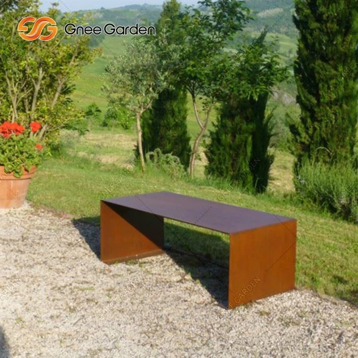 Customized Outdoor Garden Corten Steel Furniture