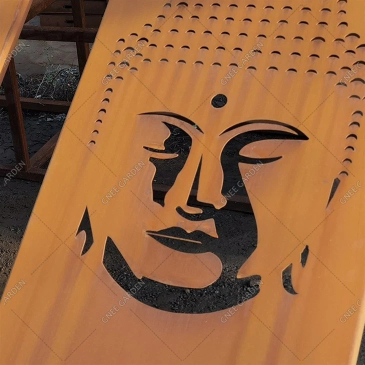 Laser Cut Decorative Outdoor Privacy Art Metal Screens