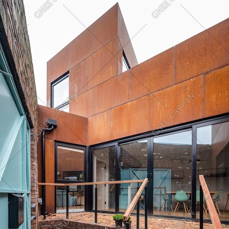 Screen Laser Cut Metal Facade Curtain Wall Beklædning Til Bygninger