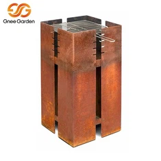 Corten Steel Bbq Brænde Camping
