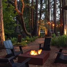 Corten Steel Cube Fire Pit GN-FP-310-G