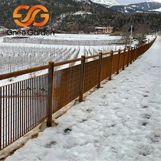 Corten Stålstolper til hegn