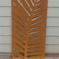 Dekorativ havebeskyttelsesindhegning Laserskåret metalhegn Corten stålskærm
