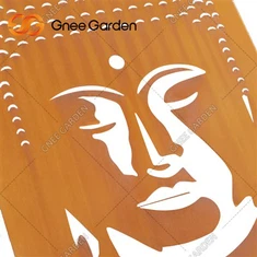 Dekorativt metalskærmpanel