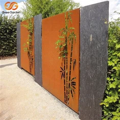 Garden Custom Corten stålskærm