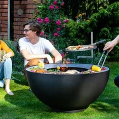 Imponerende Corten Steel BBQ Grill