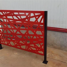 Enkel cortenstål rektangulær dekorativ metalskærm/ hegnspanel