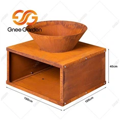 Weather Steel Backyard Fire