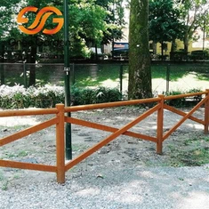 Forvitringsstål Aftagelige metalhegnspæle