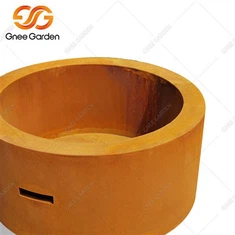 Forvitring Stål Rund skål Fire Pit