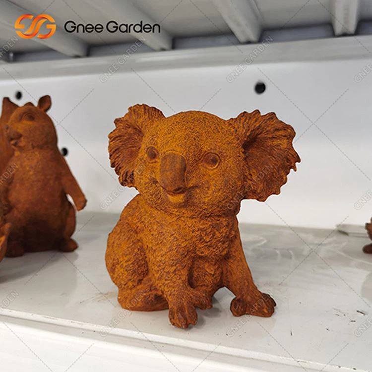 Udendørs Have Metal Koala Statuer Skulpturer Dekoration