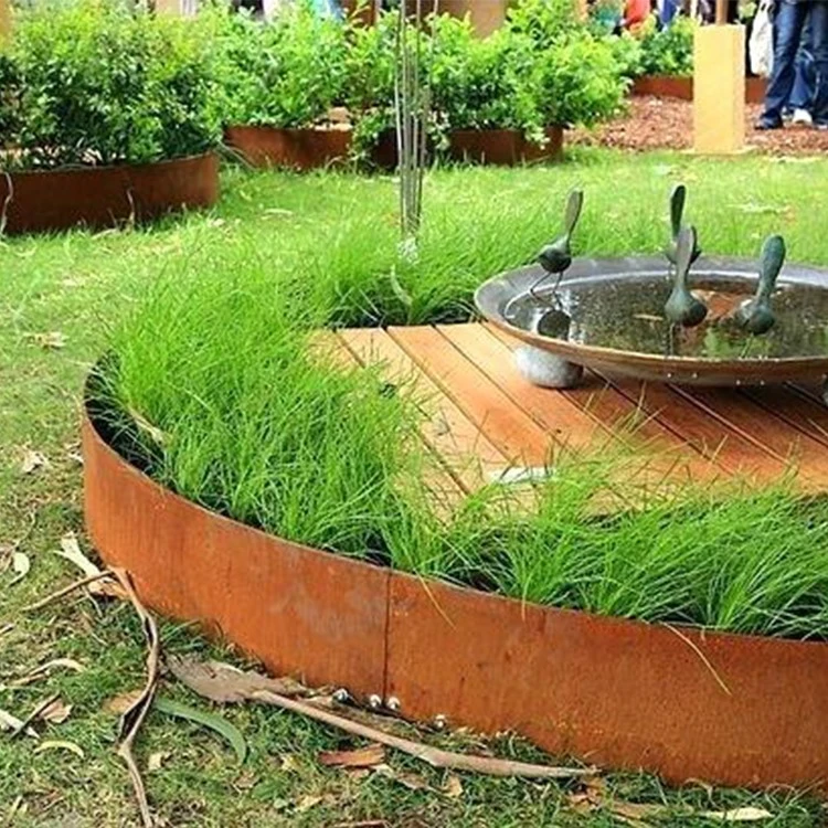Rust Corten Steel Metal Garden Edging Rust Corten Steel Metal Garden Edging